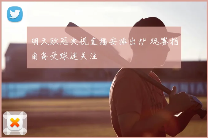 明天欧冠央视直播安排出炉 观赛指南备受球迷关注